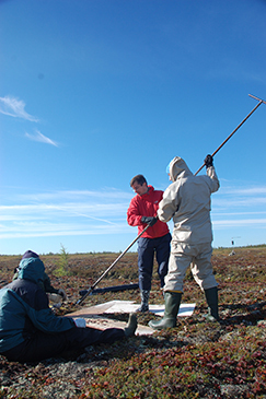 Earthwatch participants researching climate change in Churchill Manitoba