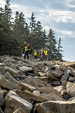 studying climate change in acadia national park